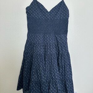 Ralph Lauren Navy Smocked Dress
